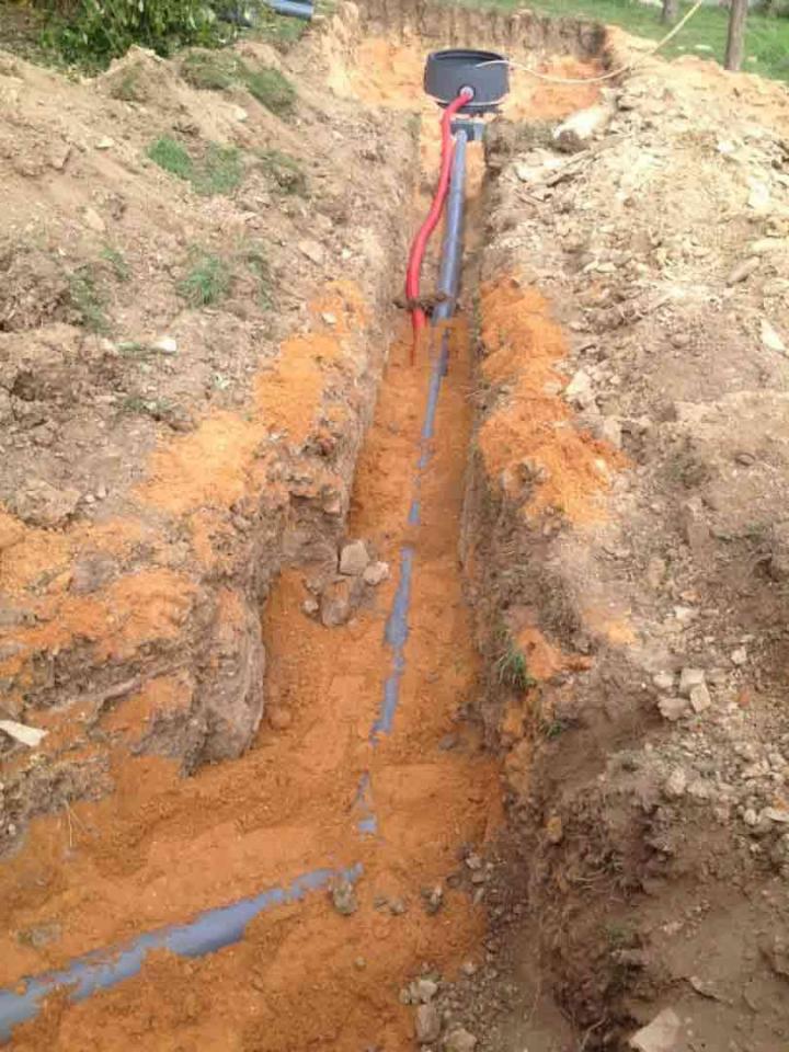 Pose d’un assainissement Saverne