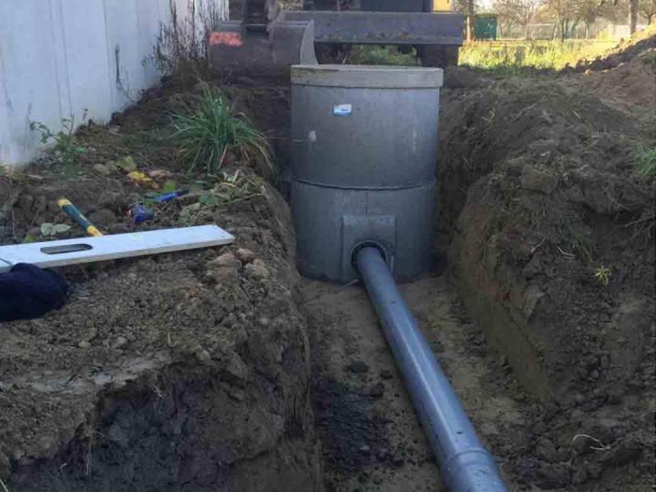Installation de fosse septique et micro station, Strasbourg