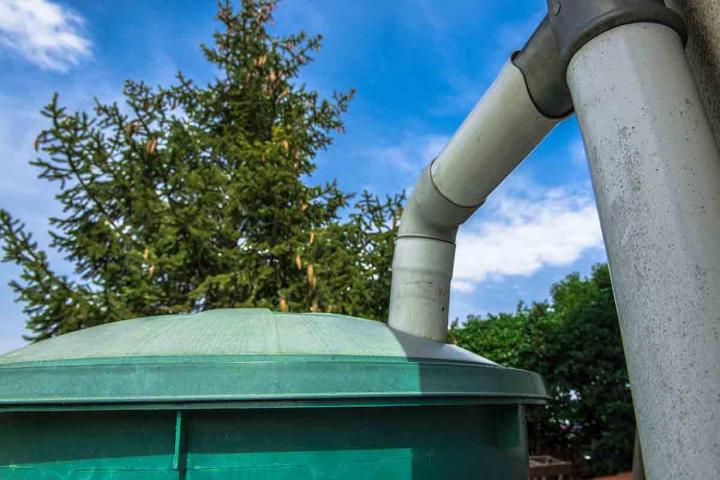 Installation récupérateur d'eau de pluie Saverne